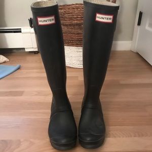 Women’s tall hunter rain boots